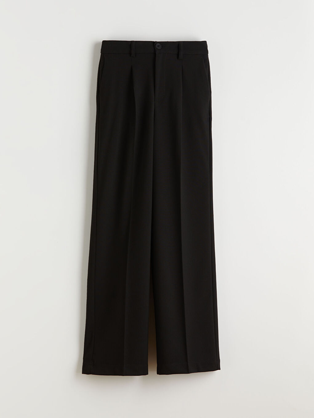 Loose Fit Women's Pleated Trousers-4