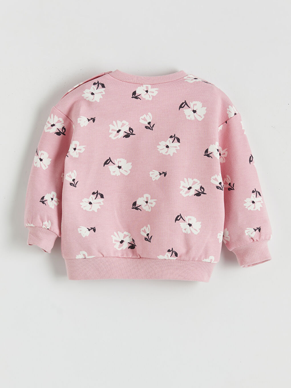 Crew Neck Floral Baby Girls Sweatshirt and Leggings 2 Pack-2