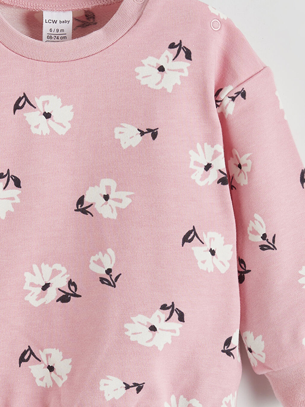 Crew Neck Floral Baby Girls Sweatshirt and Leggings 2 Pack-5