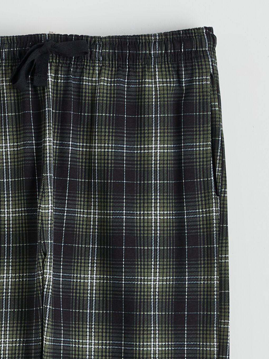 Yeşil Standart Kalıp Erkek Pijama Takımı-8