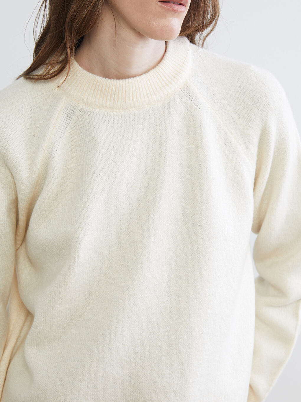 Crew Neck Women's Knitwear Sweater-4