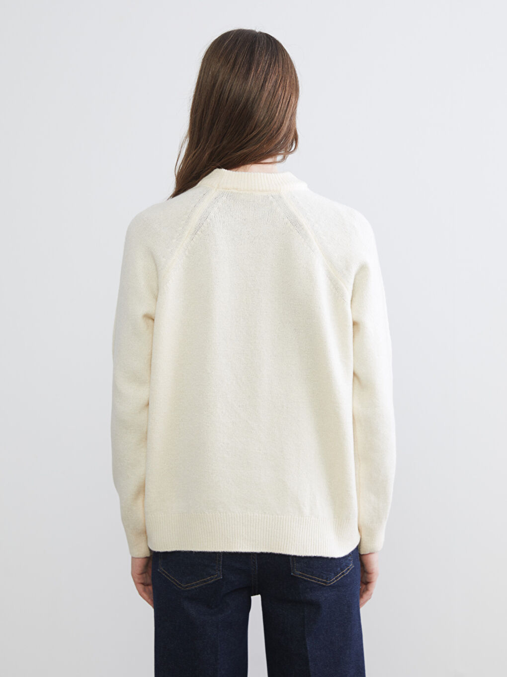 Crew Neck Women's Knitwear Sweater-6