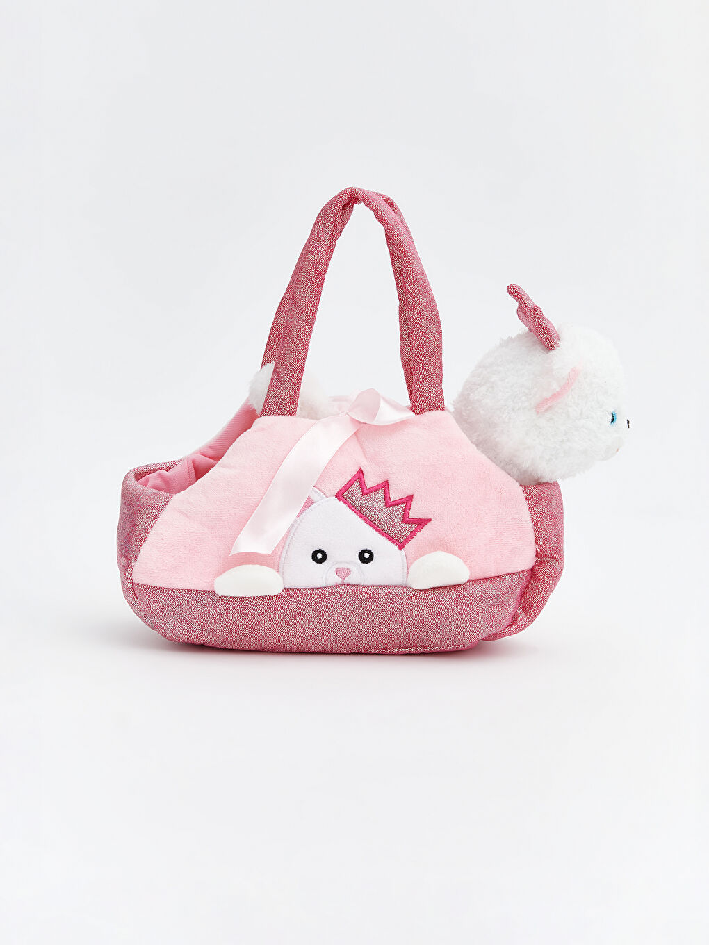 Kız Çocuk Oyuncak Pelüş Köpek ve Çantası-6