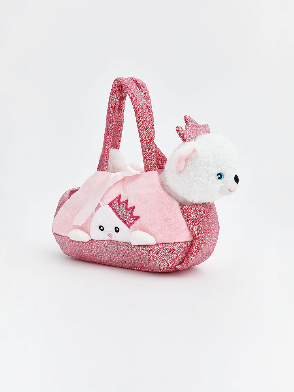 Kız Çocuk Oyuncak Pelüş Köpek ve Çantası-7