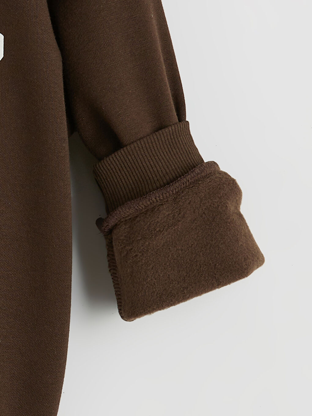 Kahverengi Ayı Teddy Baskılı Erkek Çocuk Sweatshirt-2