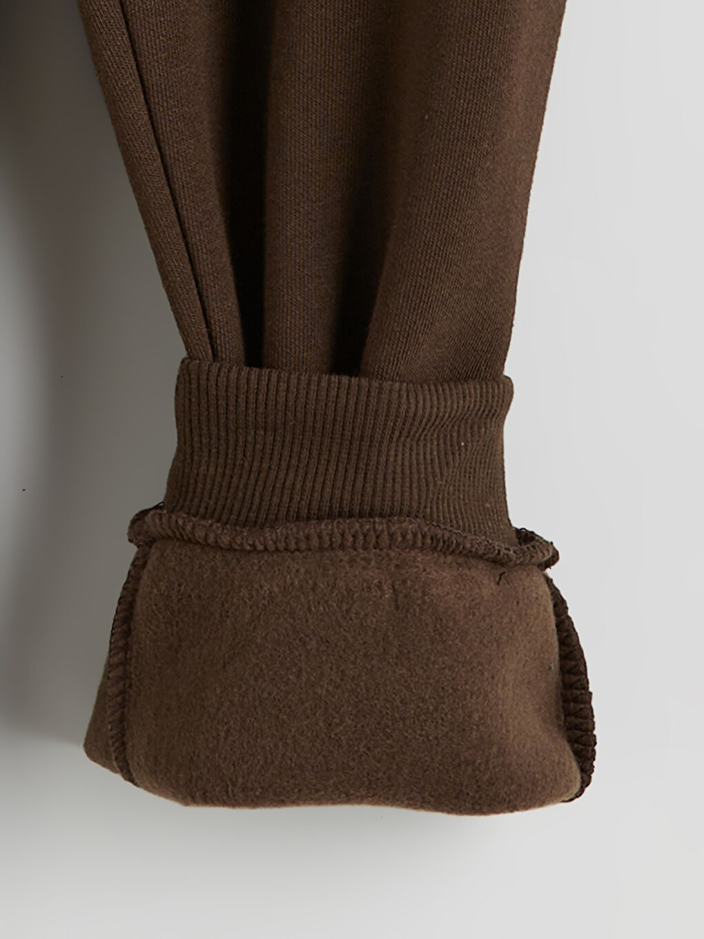 Kahverengi Beli Lastikli Erkek Çocuk Eşofman Alt-2