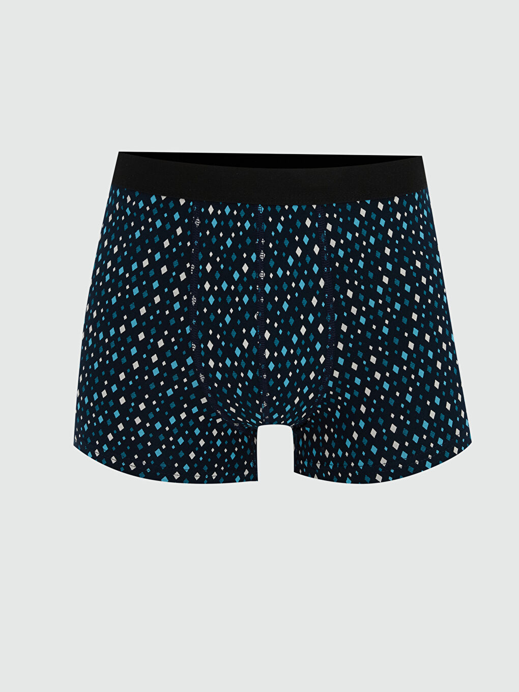 Lacivert Standart Kalıp Pamuklu Esnek Erkek Boxer 7'li-3