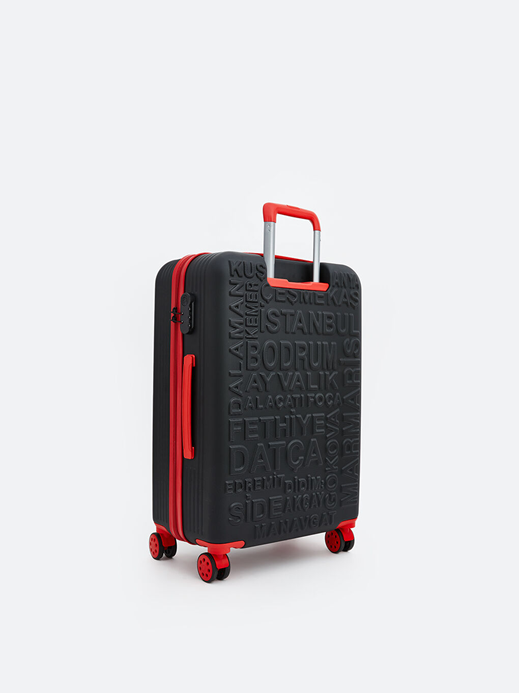 Siyah Kilit Detaylı Küçük Boy Valiz-1