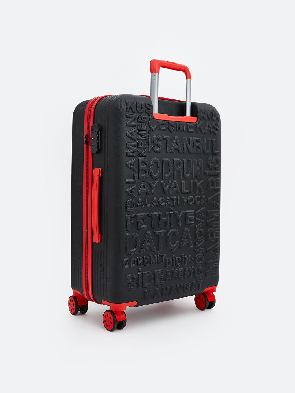 Siyah Kilit Detaylı Orta Boy Valiz-1