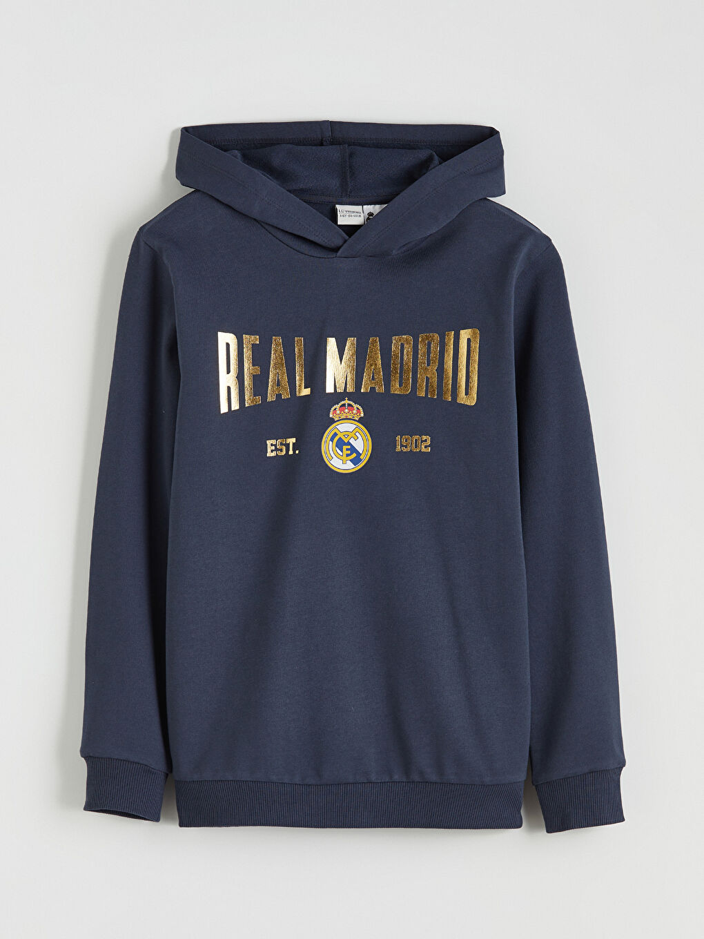 Lacivert Real Madrid Lisanslı Erkek Çocuk Sweatshirt