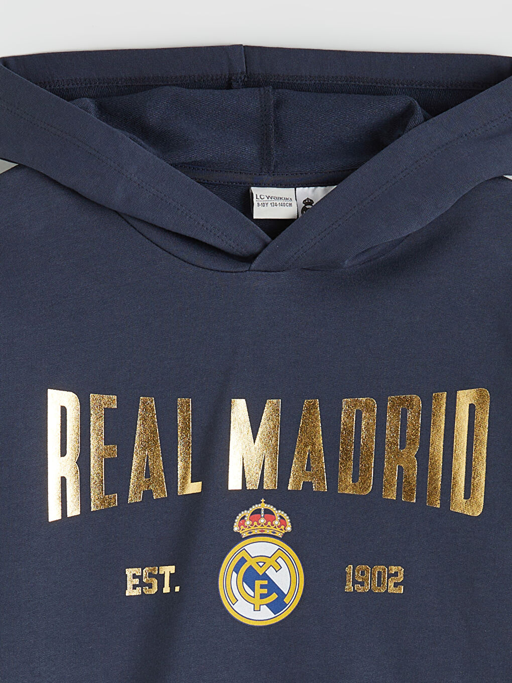 Lacivert Real Madrid Lisanslı Erkek Çocuk Sweatshirt-1