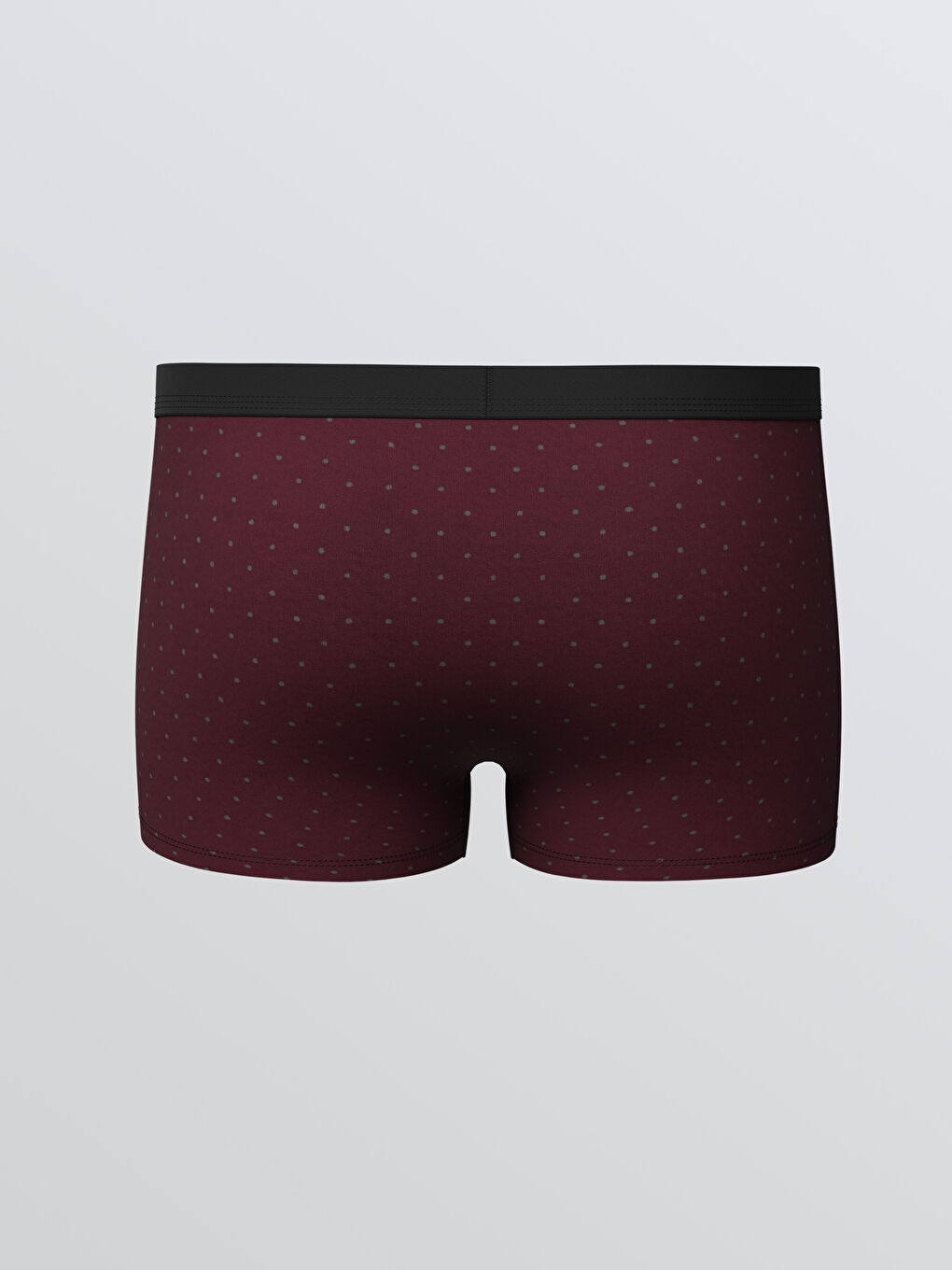 Bordo Büyük Beden Standart Kalıp Pamuklu Esnek Erkek Boxer 3'lü-4