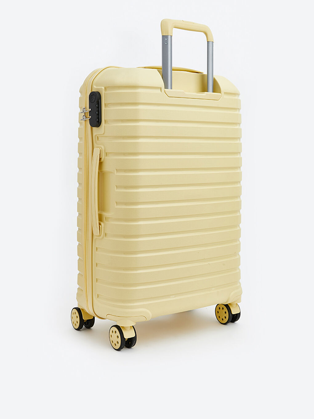 Sarı Kilit Detaylı Büyük Boy Valiz-1