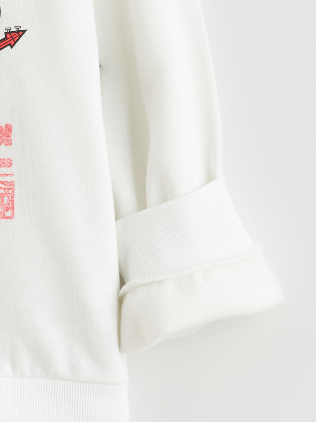 Girl ECRU Sweatshirt-1