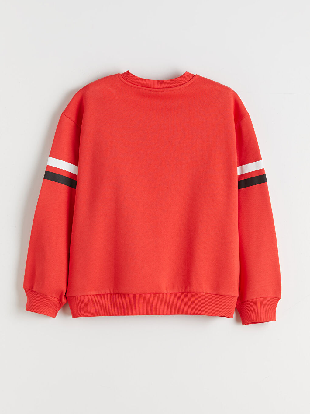 Kırmızı Bisiklet Yaka Miffy Baskılı Kız Çocuk Sweatshirt-1