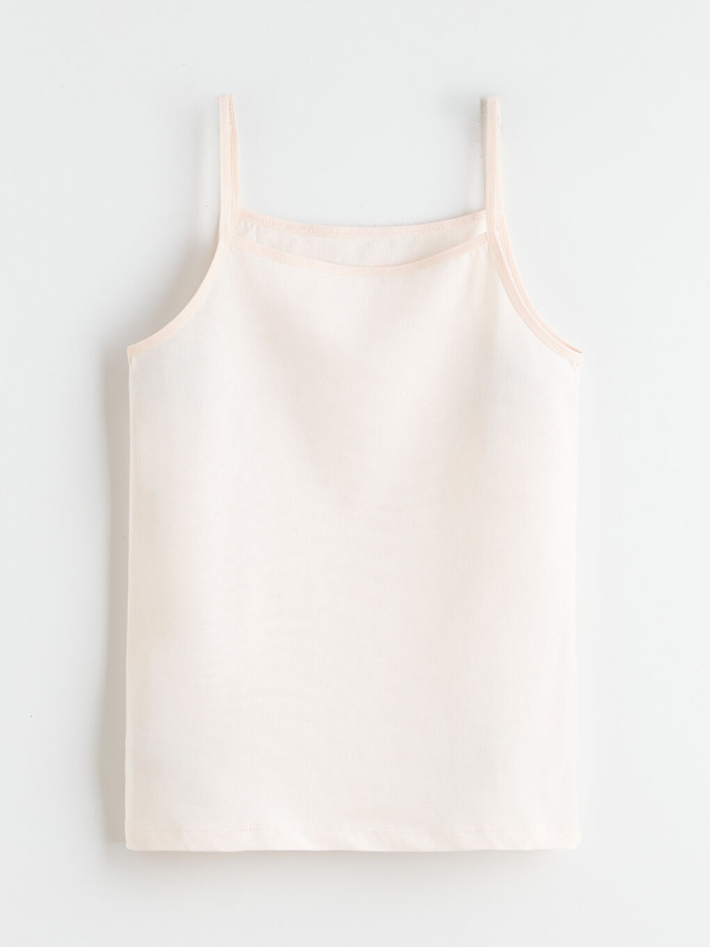 Pembe Kare Yaka Kız Çocuk Atlet 5'li-2