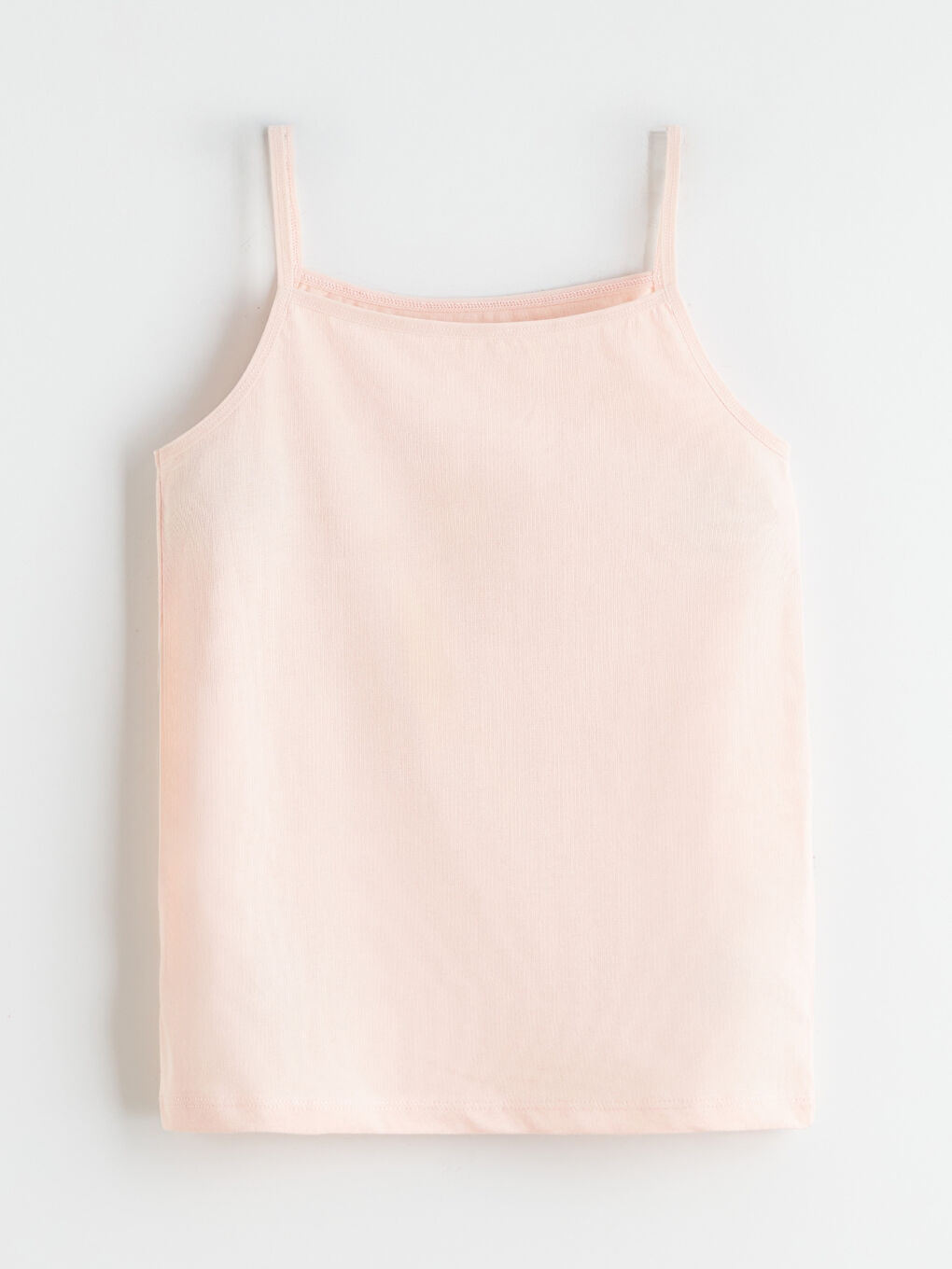 Pembe Kare Yaka Kız Çocuk Atlet 5'li-4