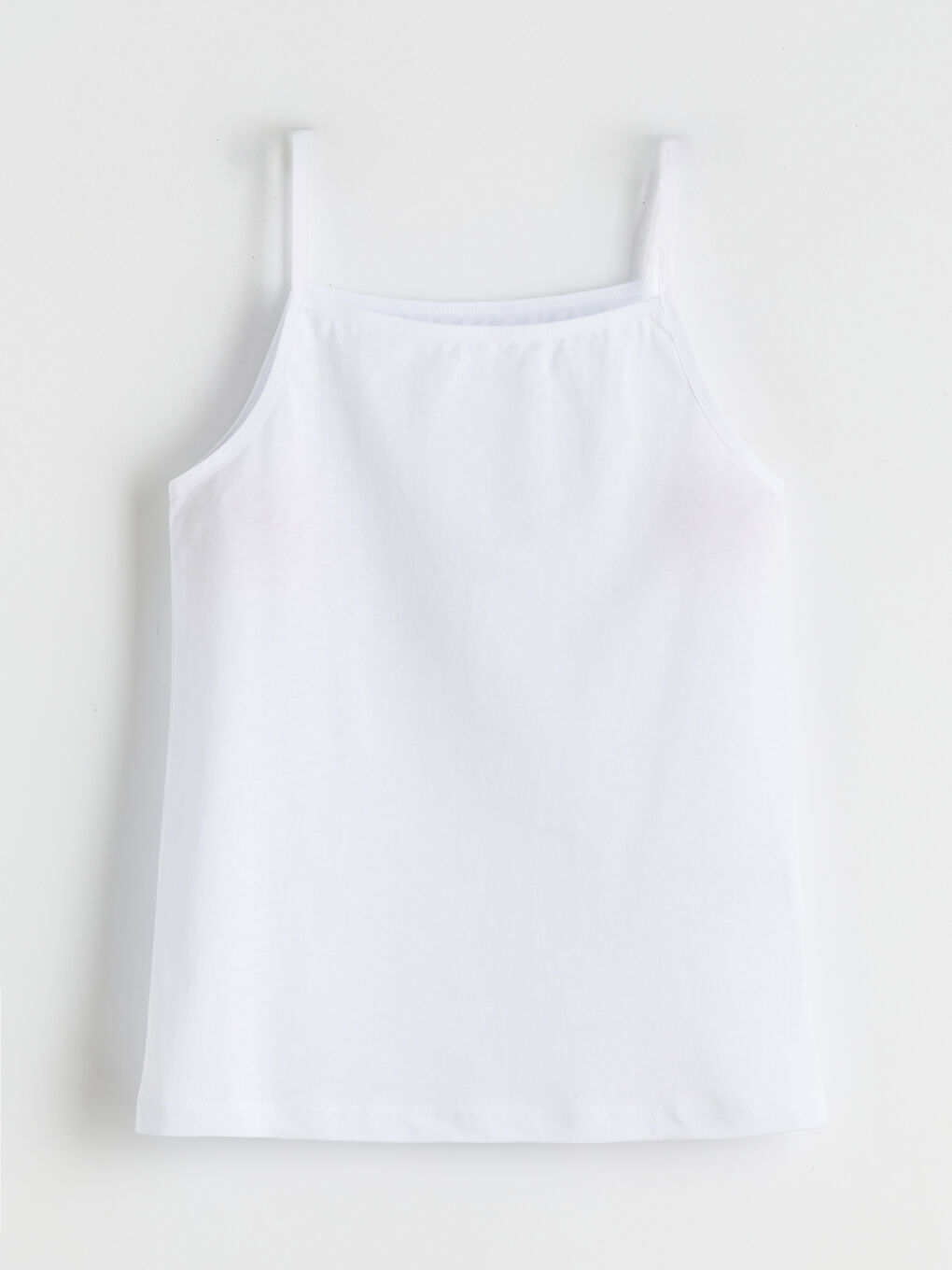 Square Collar Girls' Vest 2 Pack-1