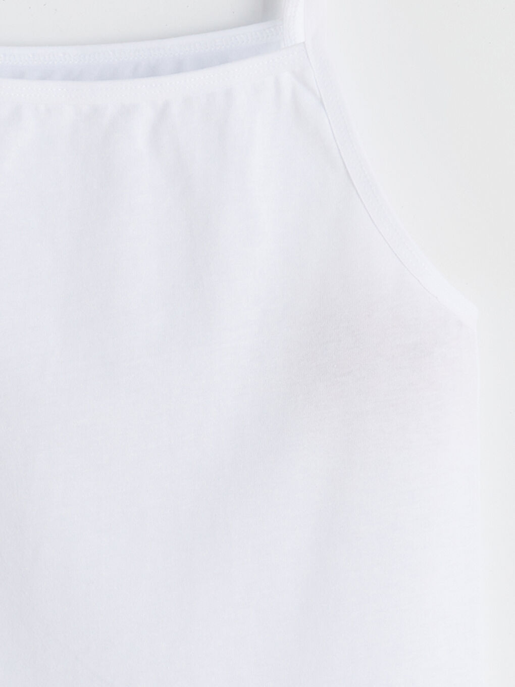 Square Collar Girls' Vest 2 Pack-2