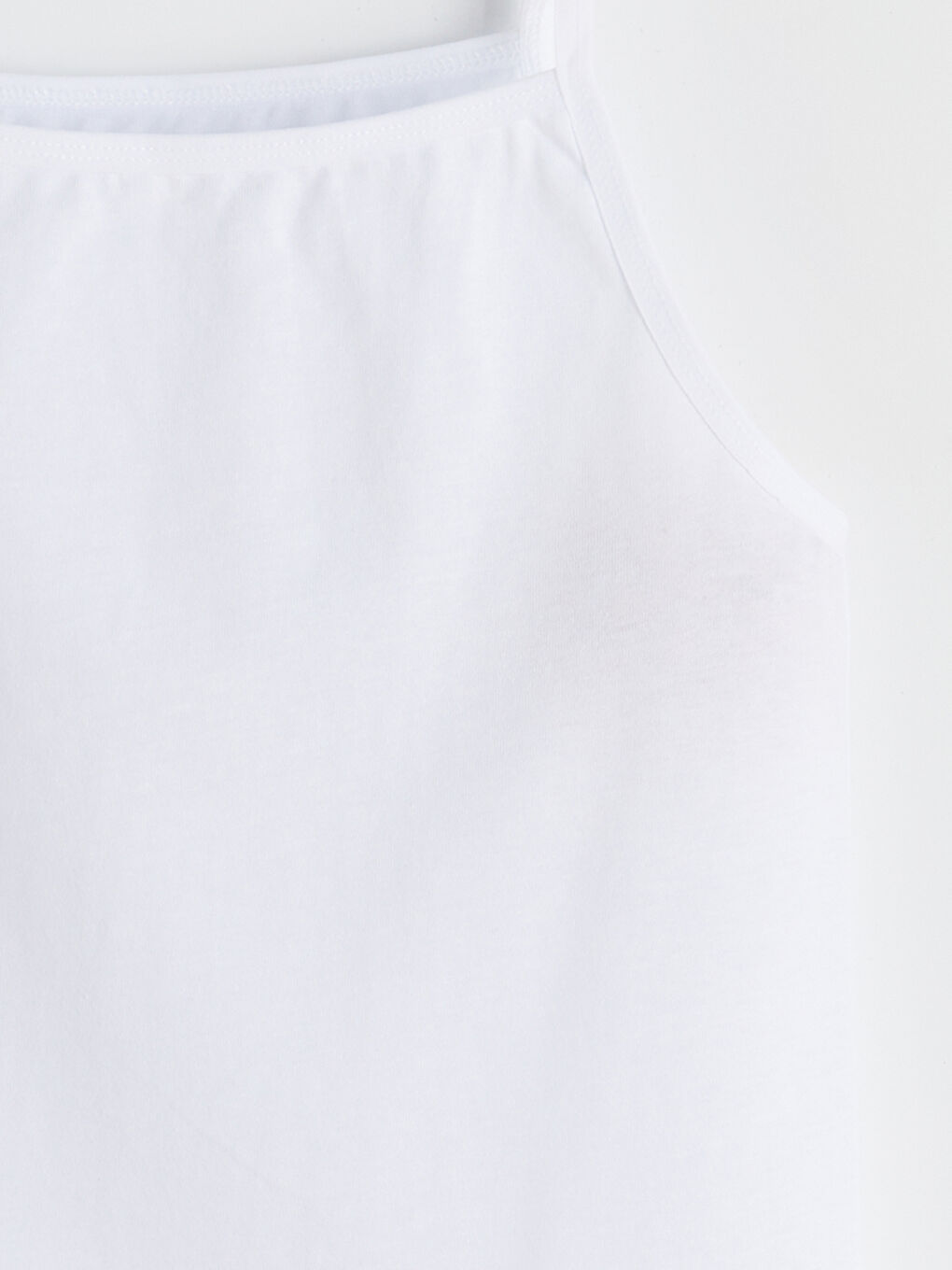 Square Collar Girls' Vest 2 Pack-5