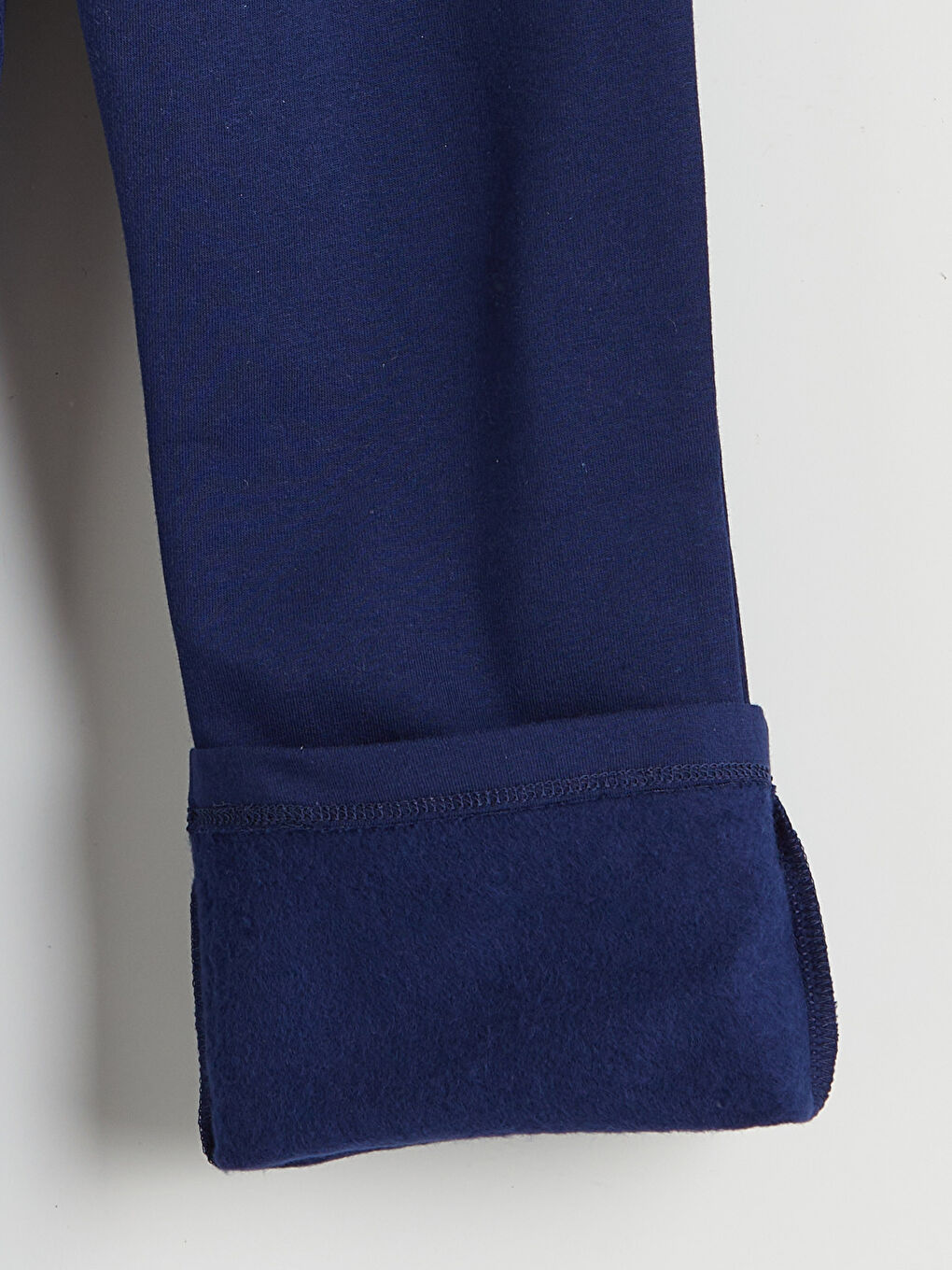 Lacivert Beli Lastikli Stitch Baskılı Kız Çocuk Tayt-2