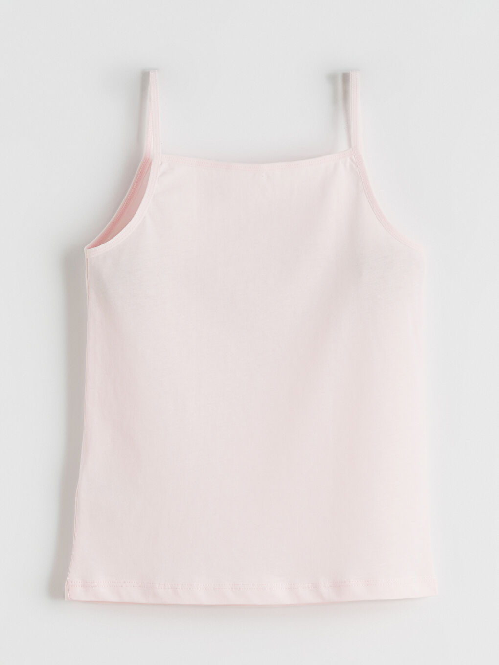 Beyaz Kare Yaka Kız Çocuk Atlet 3'lü-9