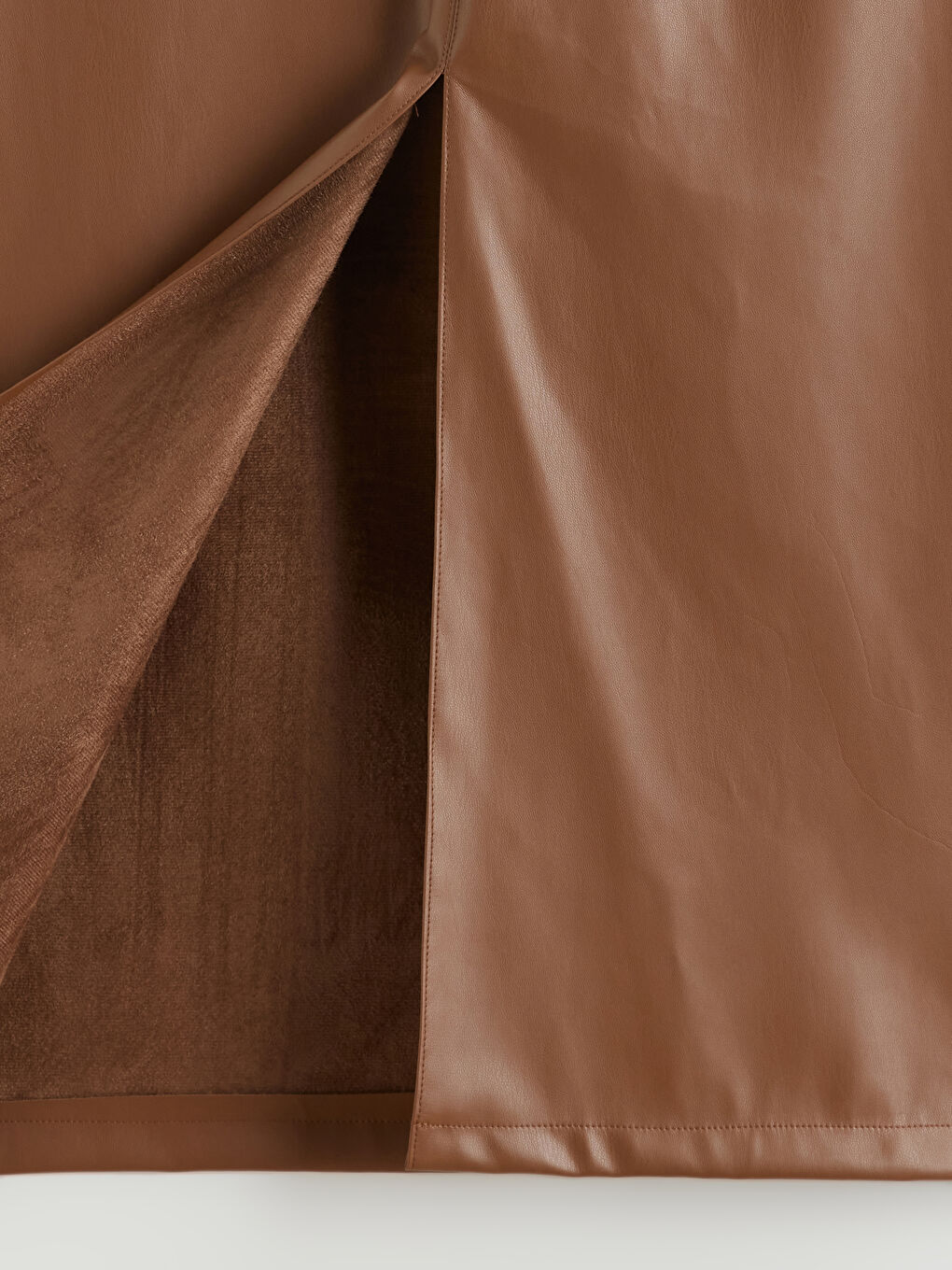 Женщины Коричневый Юбка-1