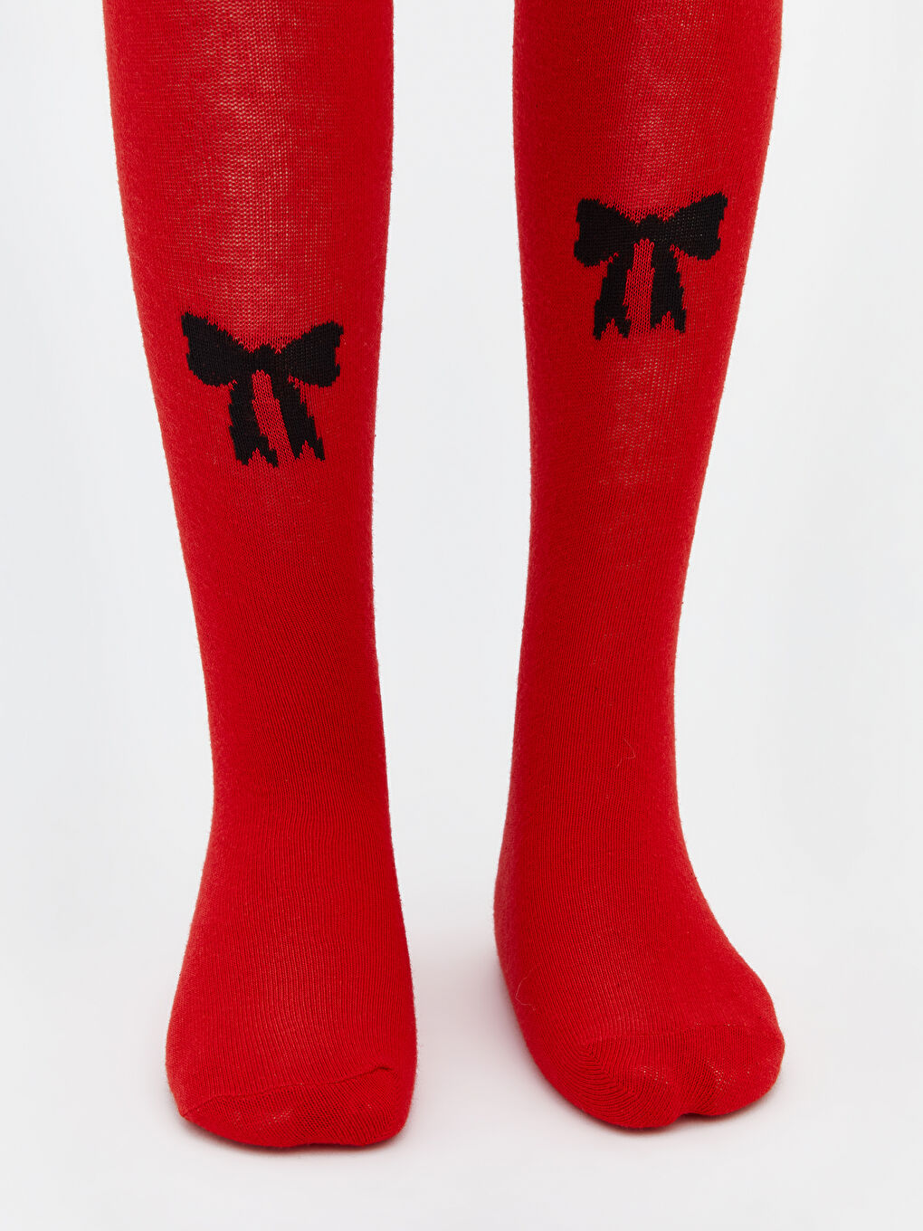 Kırmızı Yılbaşı Temalı Kız Çocuk Külotlu Çorap ve Taç-4