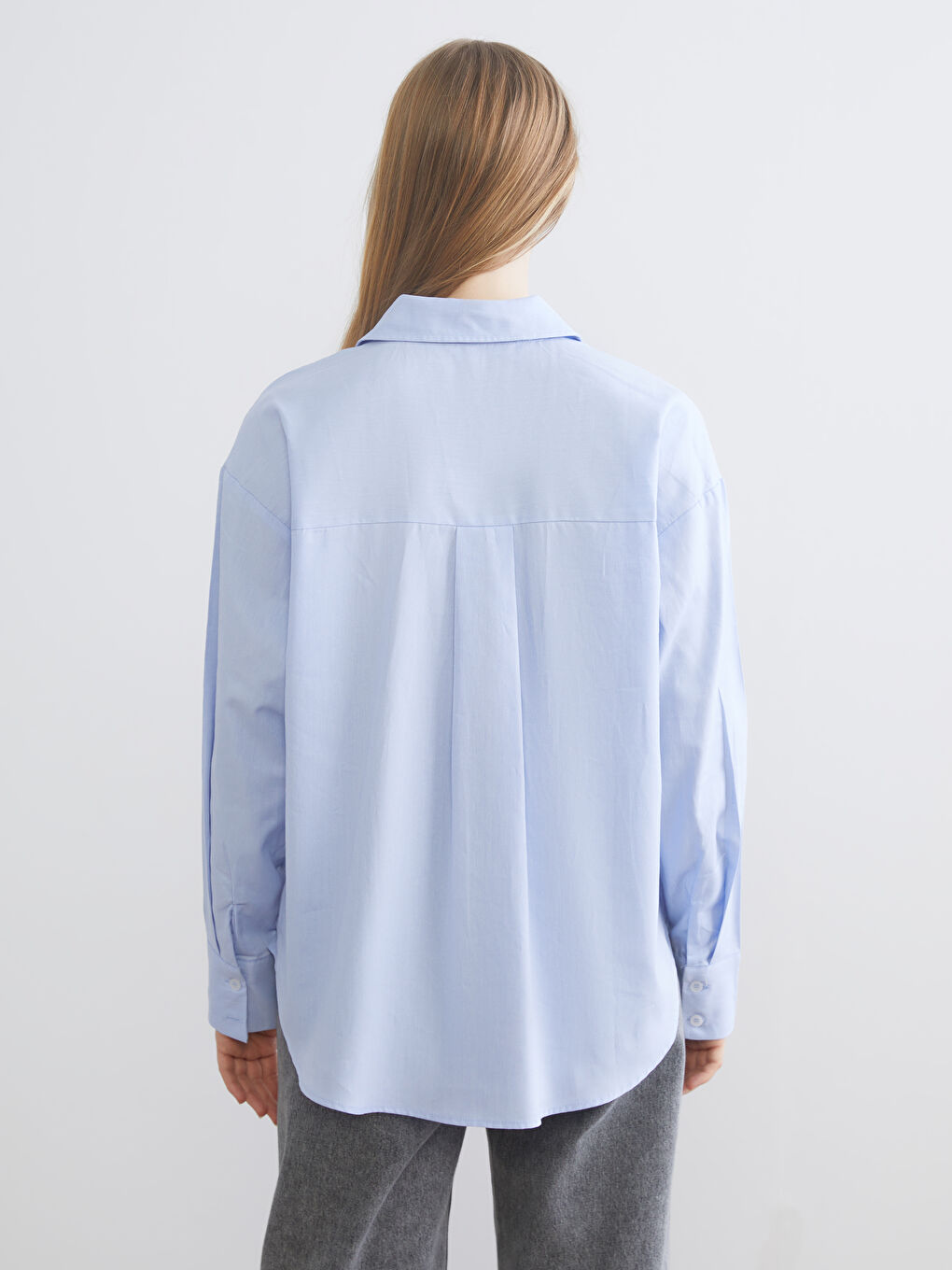 Oversize Oxford Women's Shirt-3