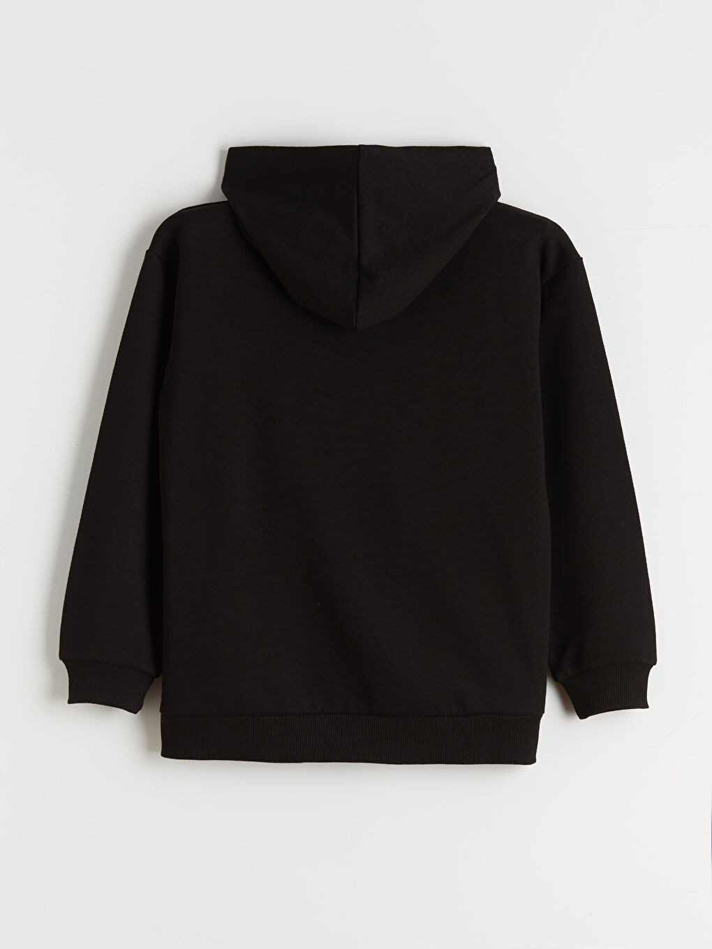 Siyah London Baskılı Erkek Çocuk Kapüşonlu Sweatshirt-1