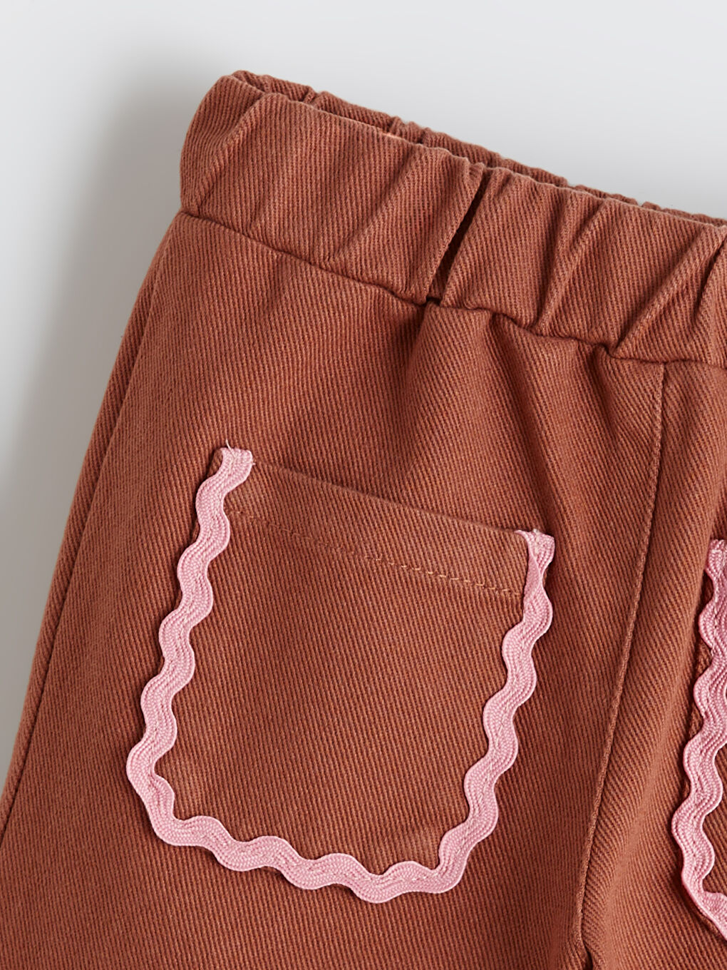 Elasticated Waist Girls' Trousers-2
