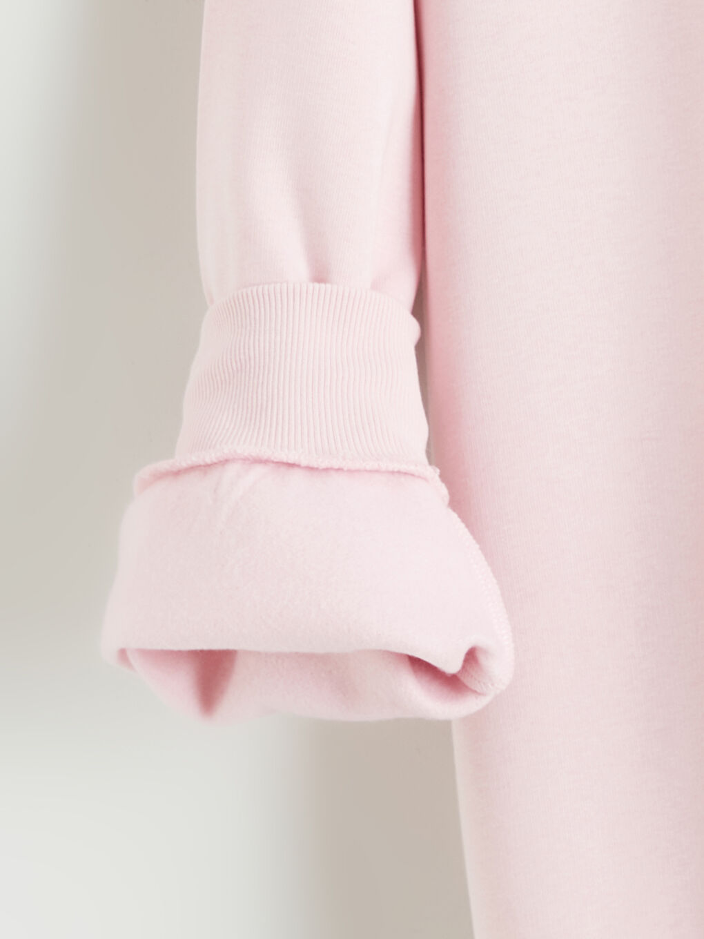 Žena RUŽIČASTA Majica s kapuljačom/Dukserica-1