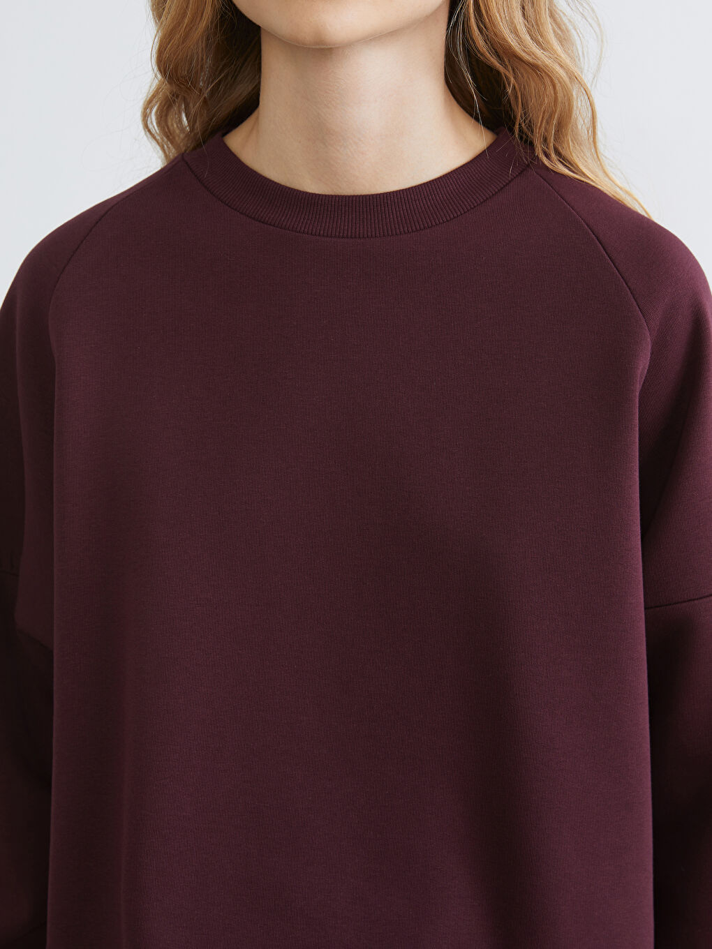 Женщины Бордовый Свитшот-2