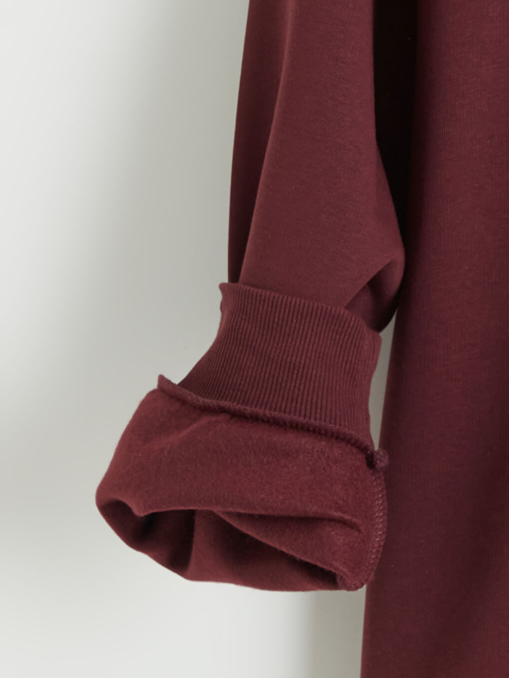 Женщины Бордовый Свитшот-5