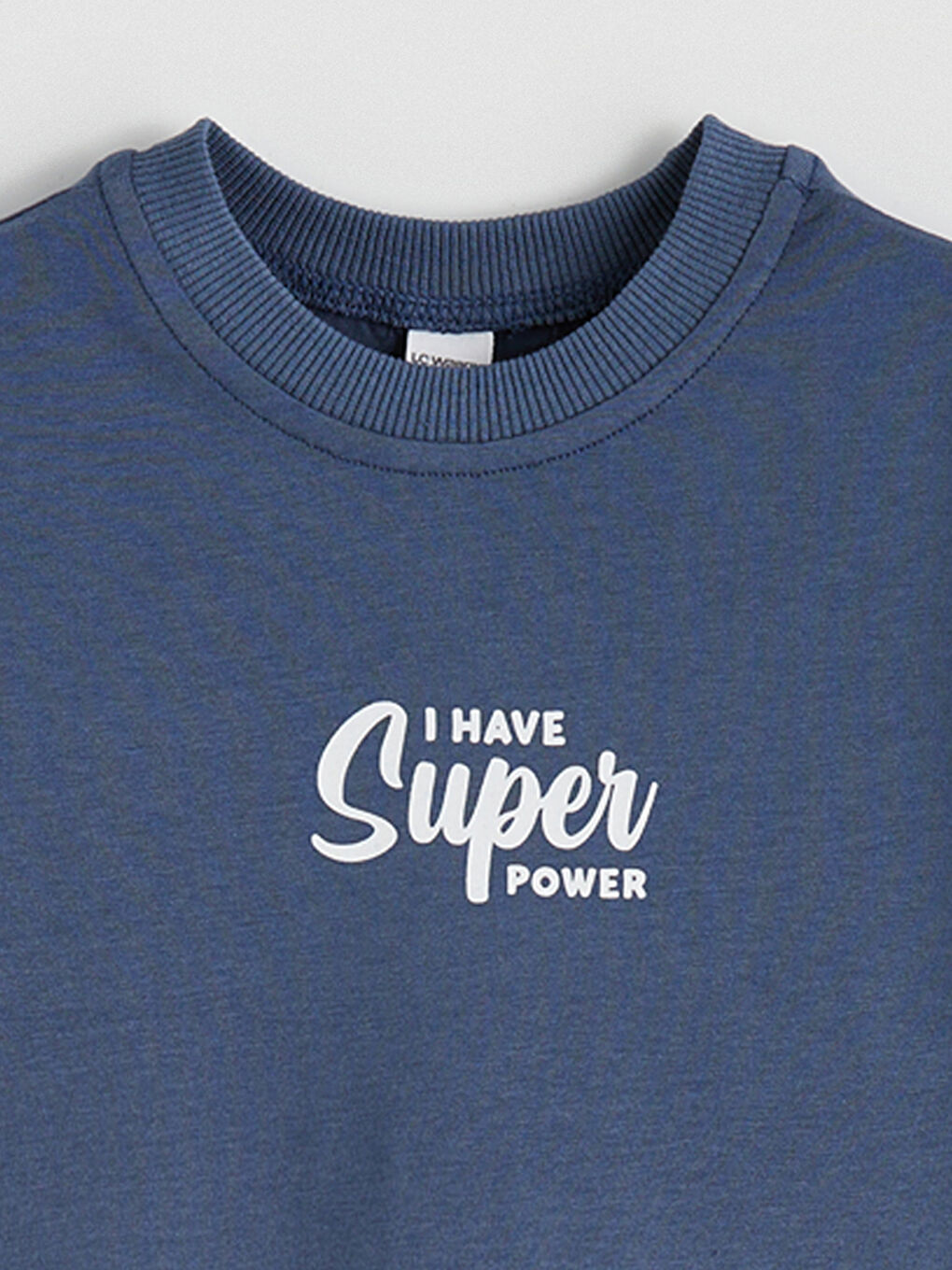 İndigo Dinozor Baskılı Erkek Çocuk Tişört-1