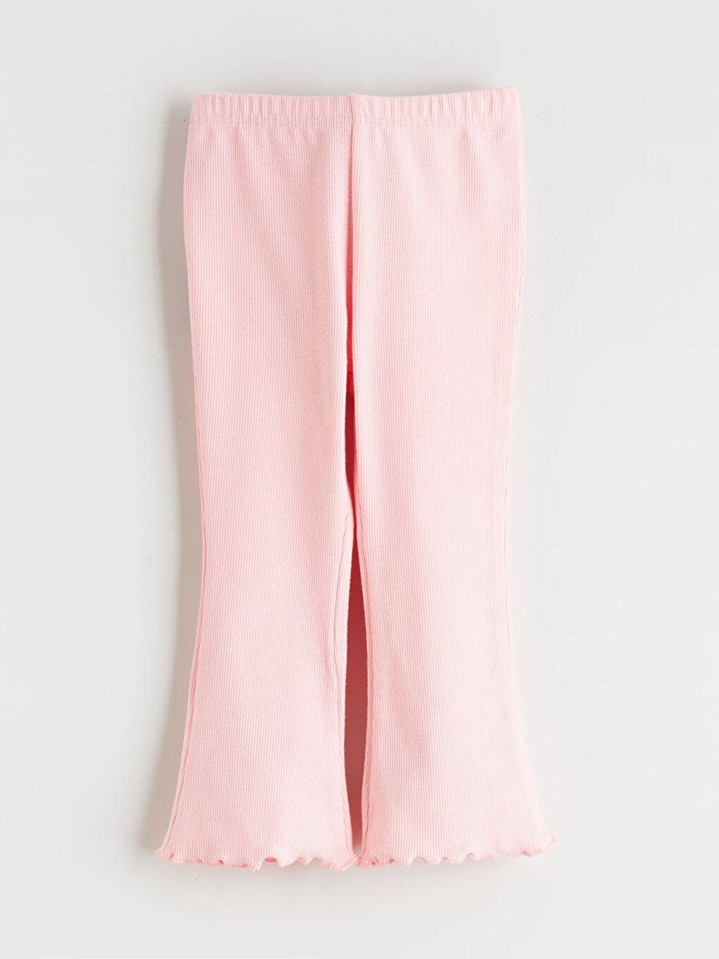 Pembe Fitilli İspanyol Paça Kız Bebek Tayt