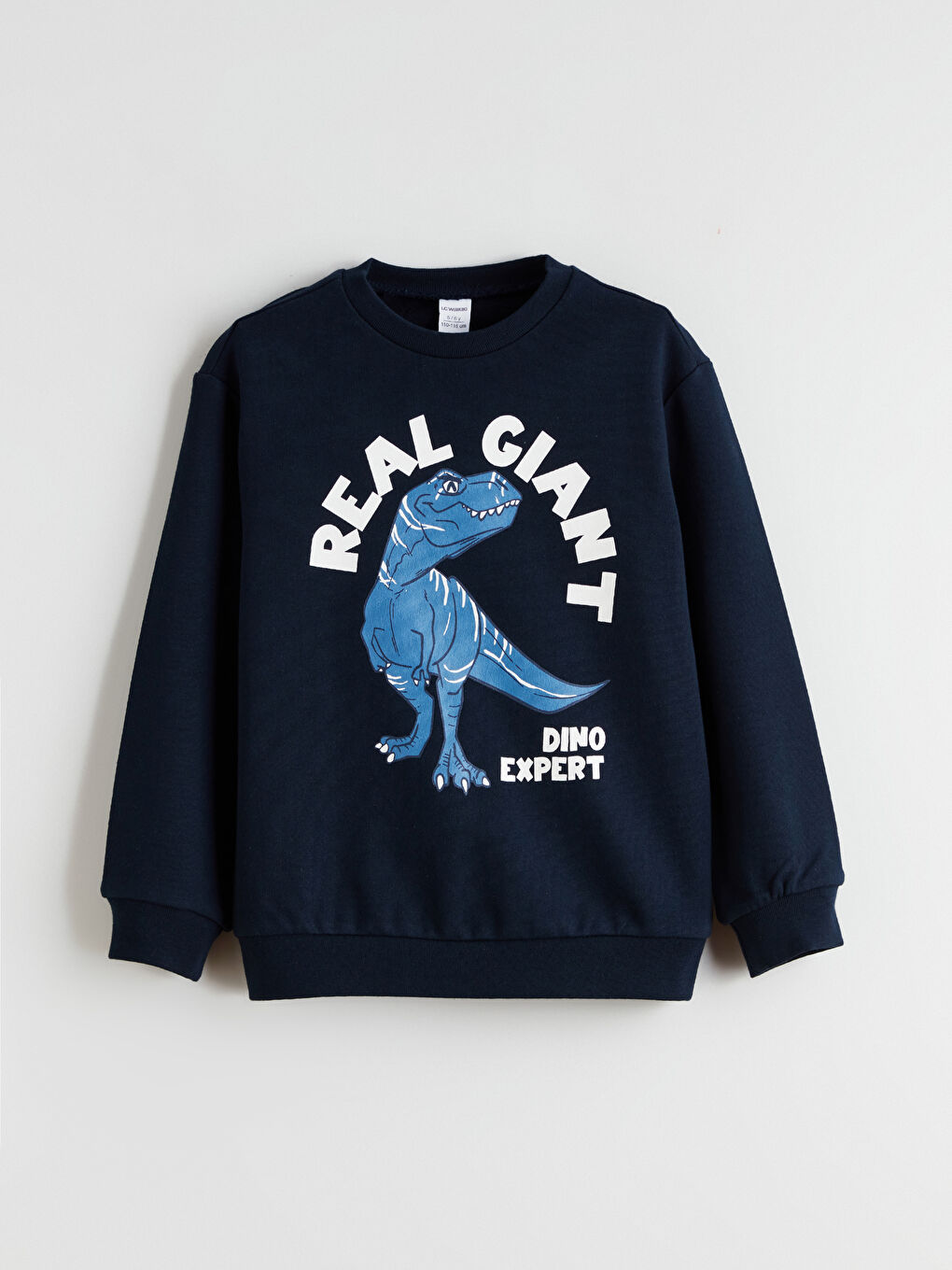 Lacivert Baskılı Erkek Çocuk Sweatshirt