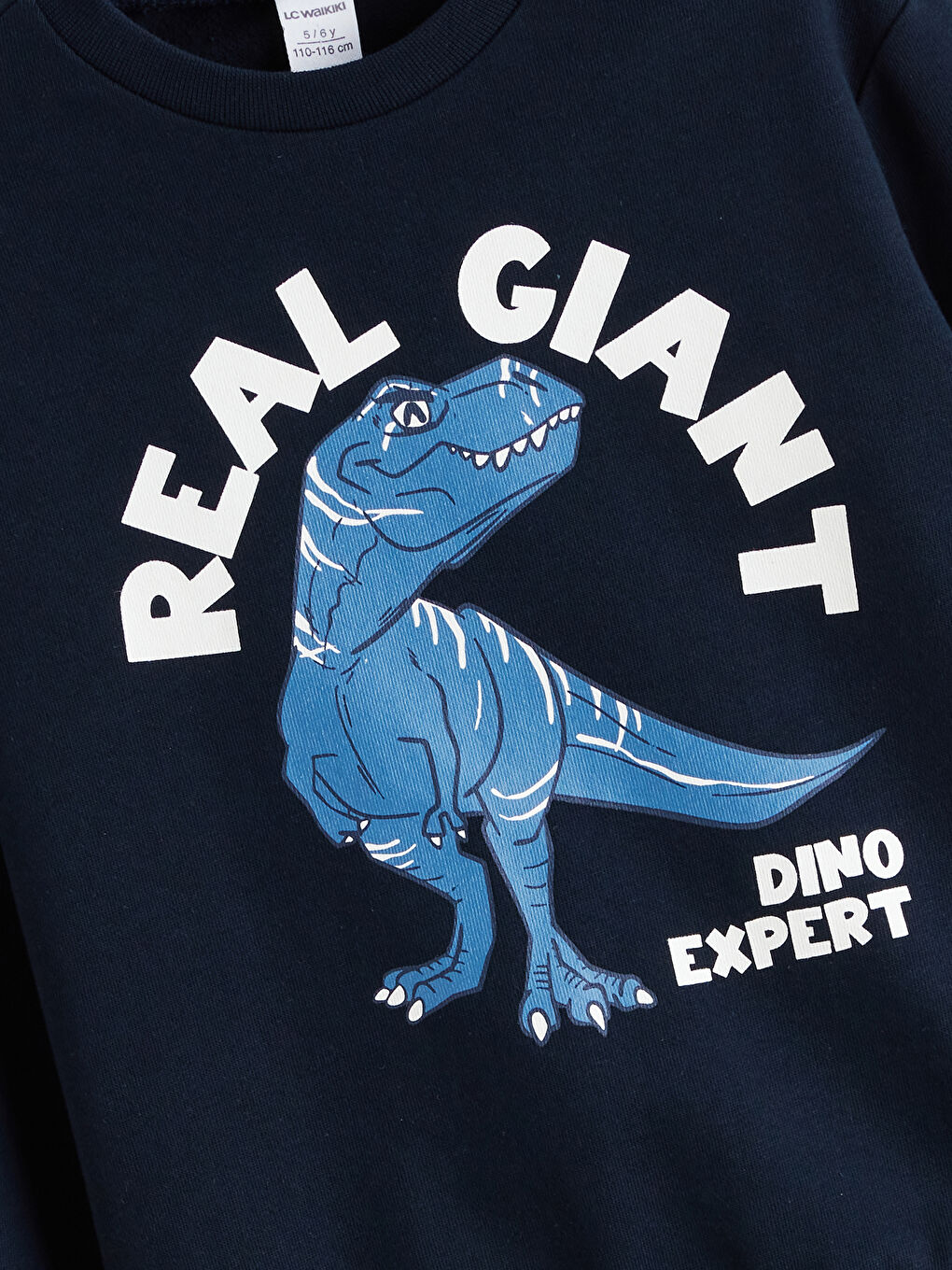 Lacivert Baskılı Erkek Çocuk Sweatshirt-2