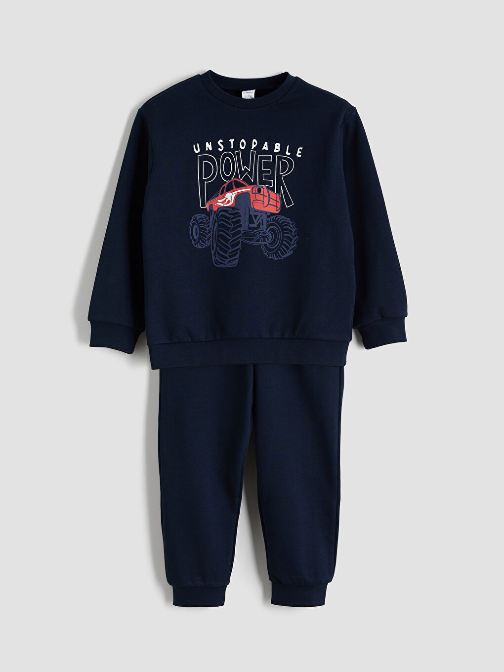 Printed Boys' Sweatshirt and Sweatpants-2