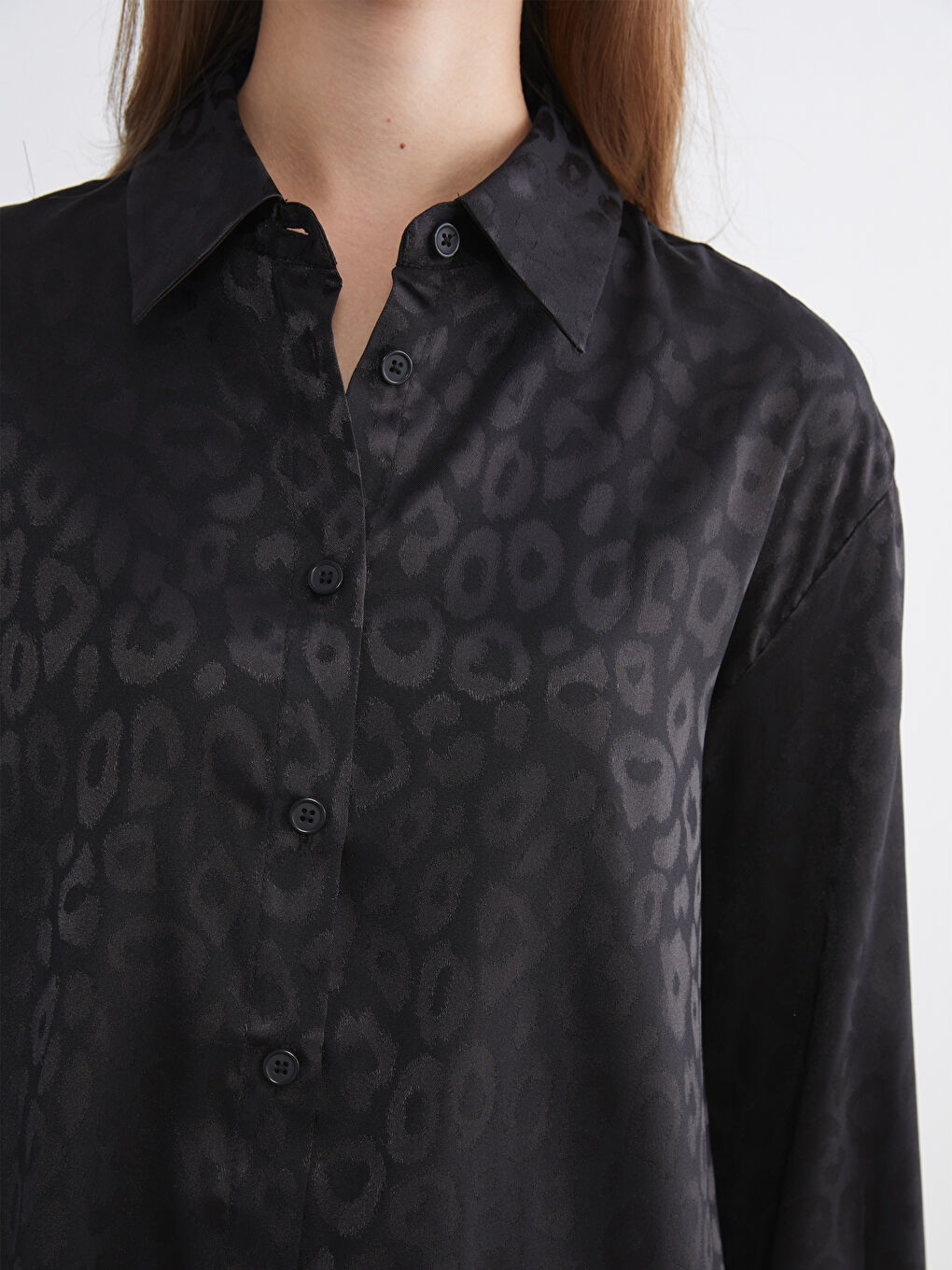 Leopard Print Women's Shirt Tunic-2