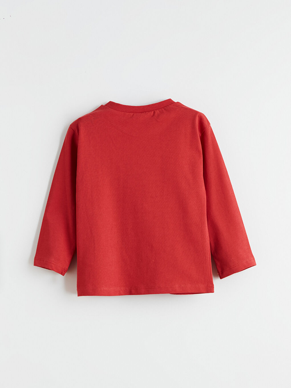 Kırmızı Brooklyn Baskılı Erkek Bebek Tişört-2