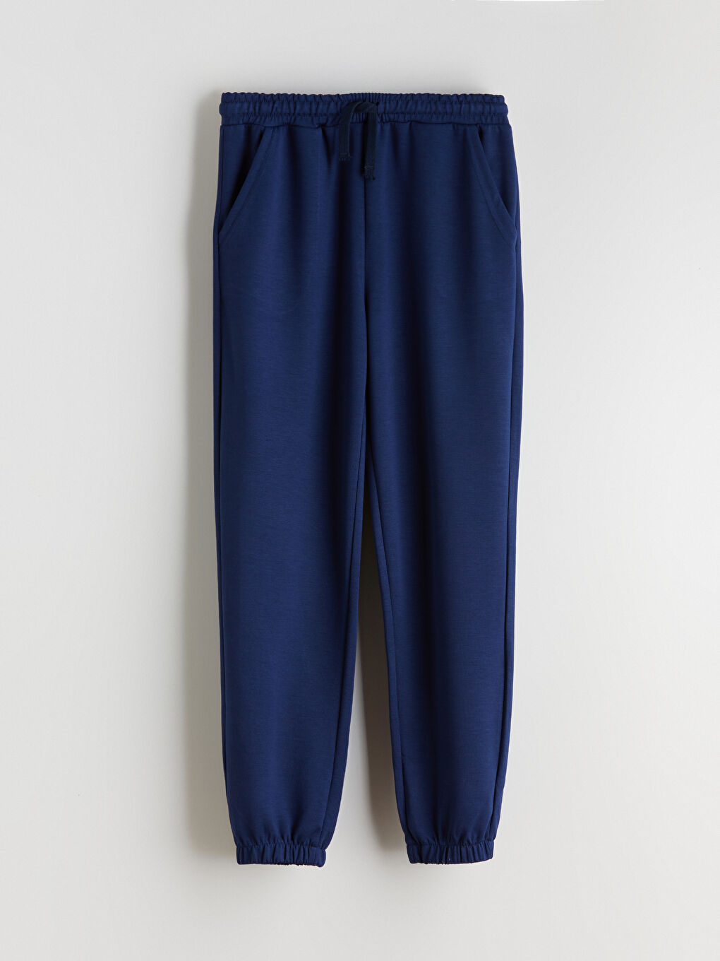 Lacivert Beli Lastikli Erkek Çocuk Jogger Eşofman Altı