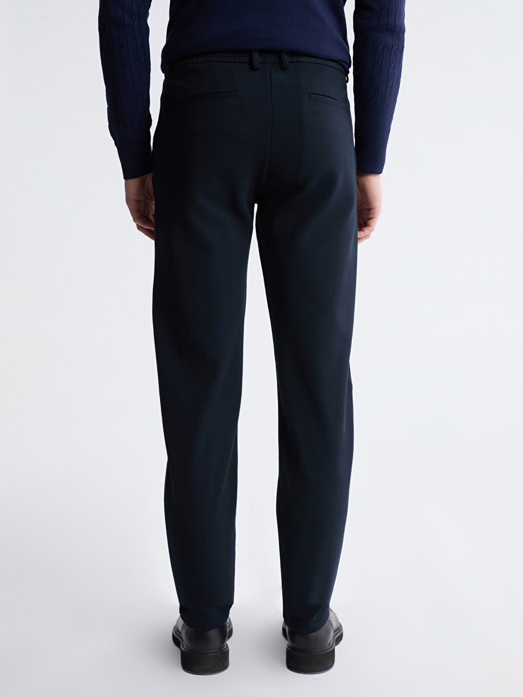 Lacivert Standart Kalıp Erkek Pantolon-3