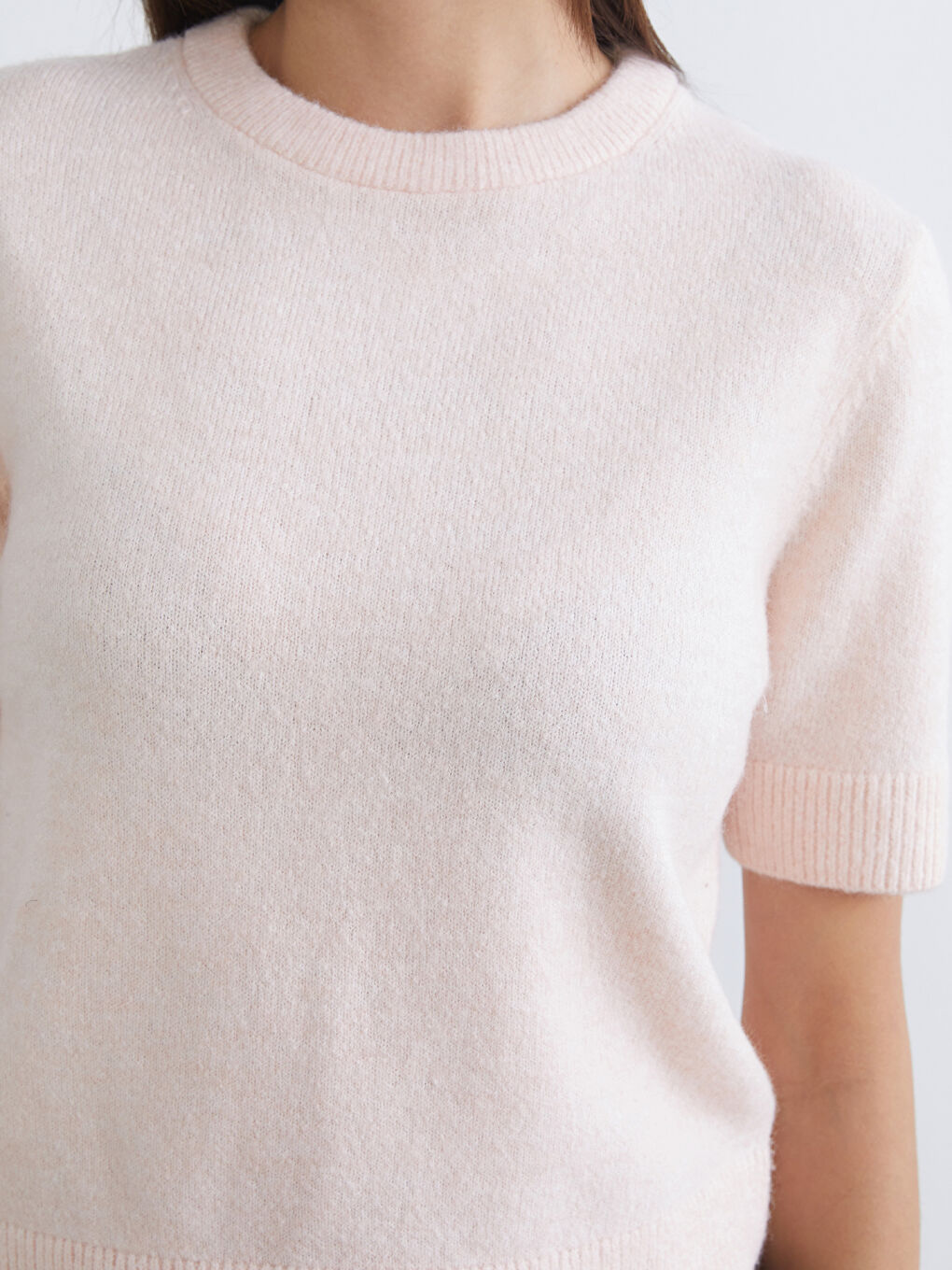 Crew Neck Women's Knitwear Sweater-2