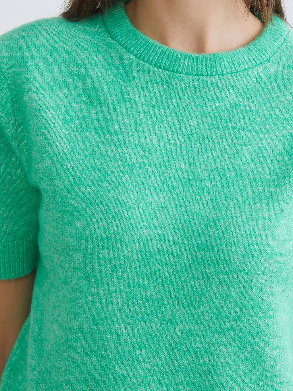 سترة نساء بكول مدور تريكو-2