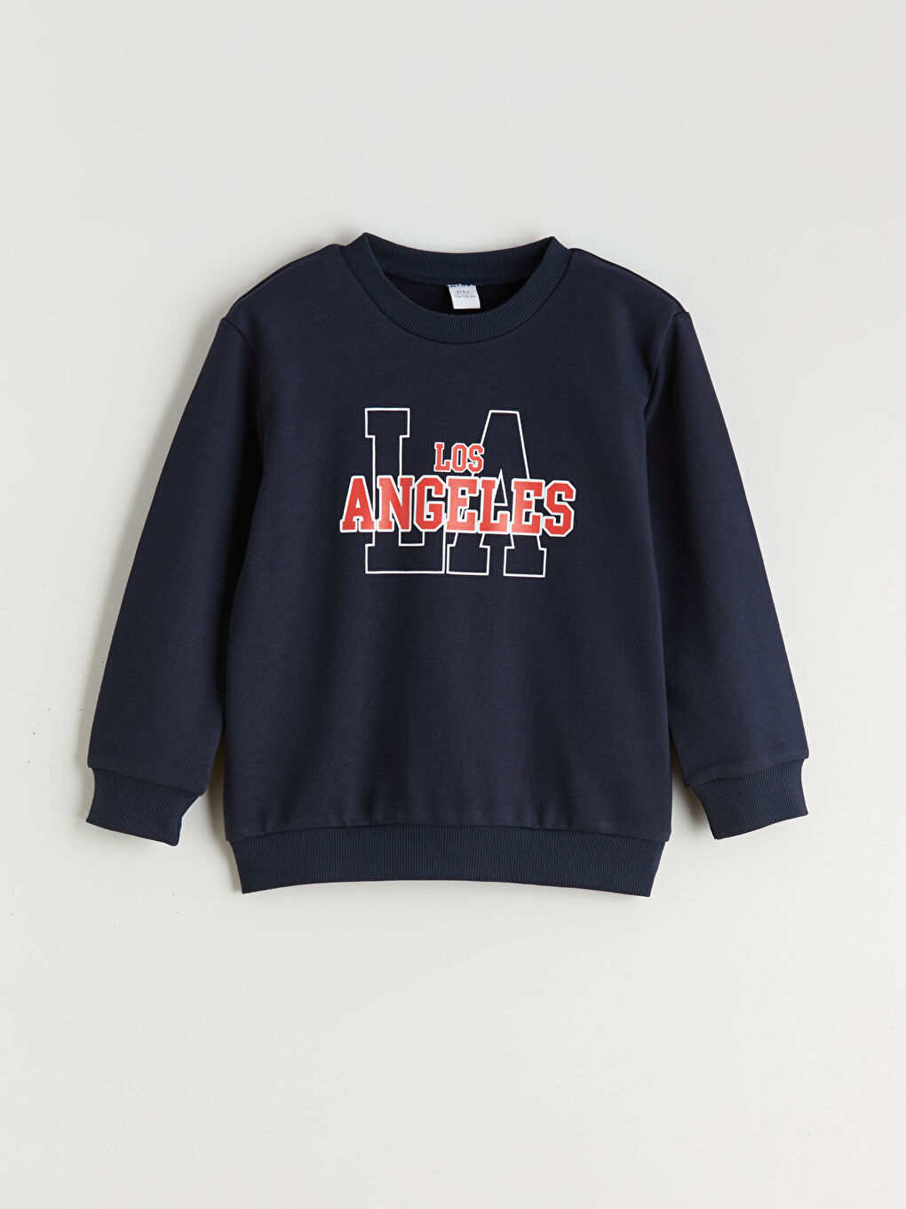 Lacivert Los Angeles Baskılı Erkek Çocuk Sweatshirt-4