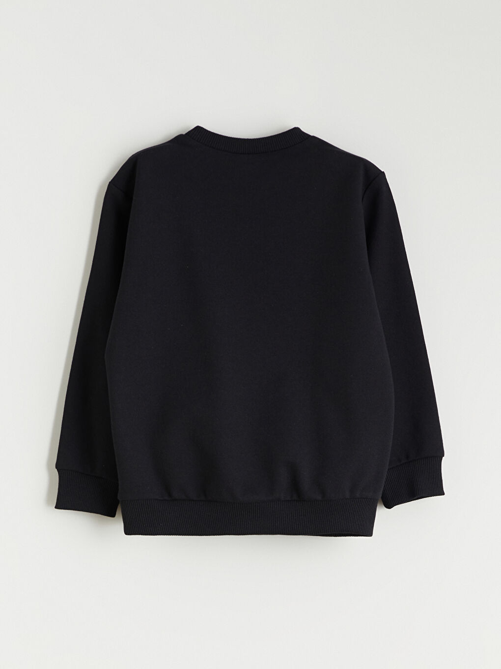 Siyah Aslan Baskılı Erkek Çocuk Sweatshirt-4