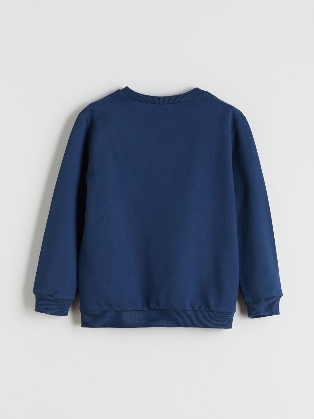 İndigo Bisiklet Yaka Baskılı Erkek Çocuk Sweatshirt-1