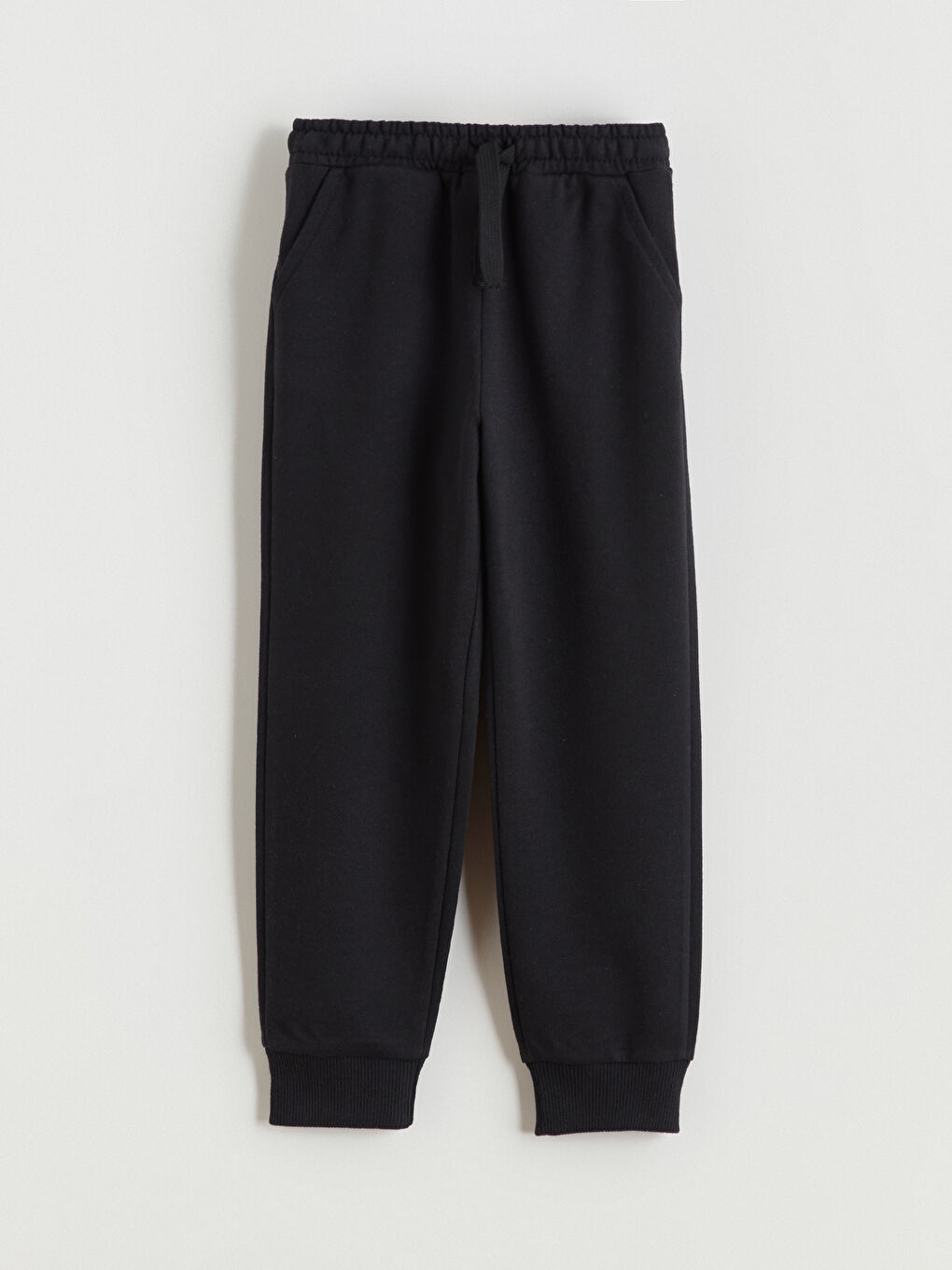 Siyah Beli Lastikli Erkek Çocuk Jogger Eşofman Altı