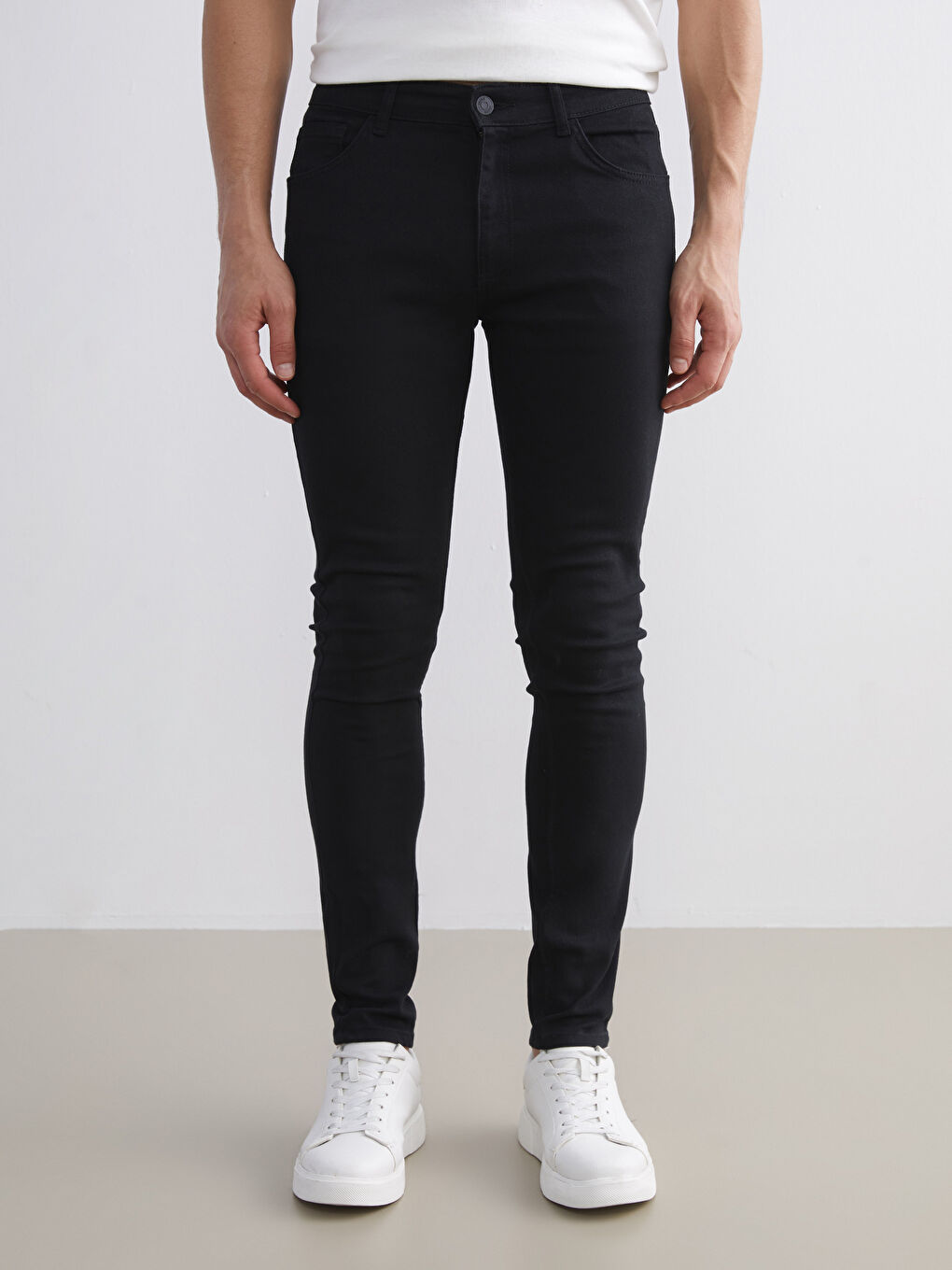 Siyah 760 Skinny Fit Erkek Jean Pantolon-1